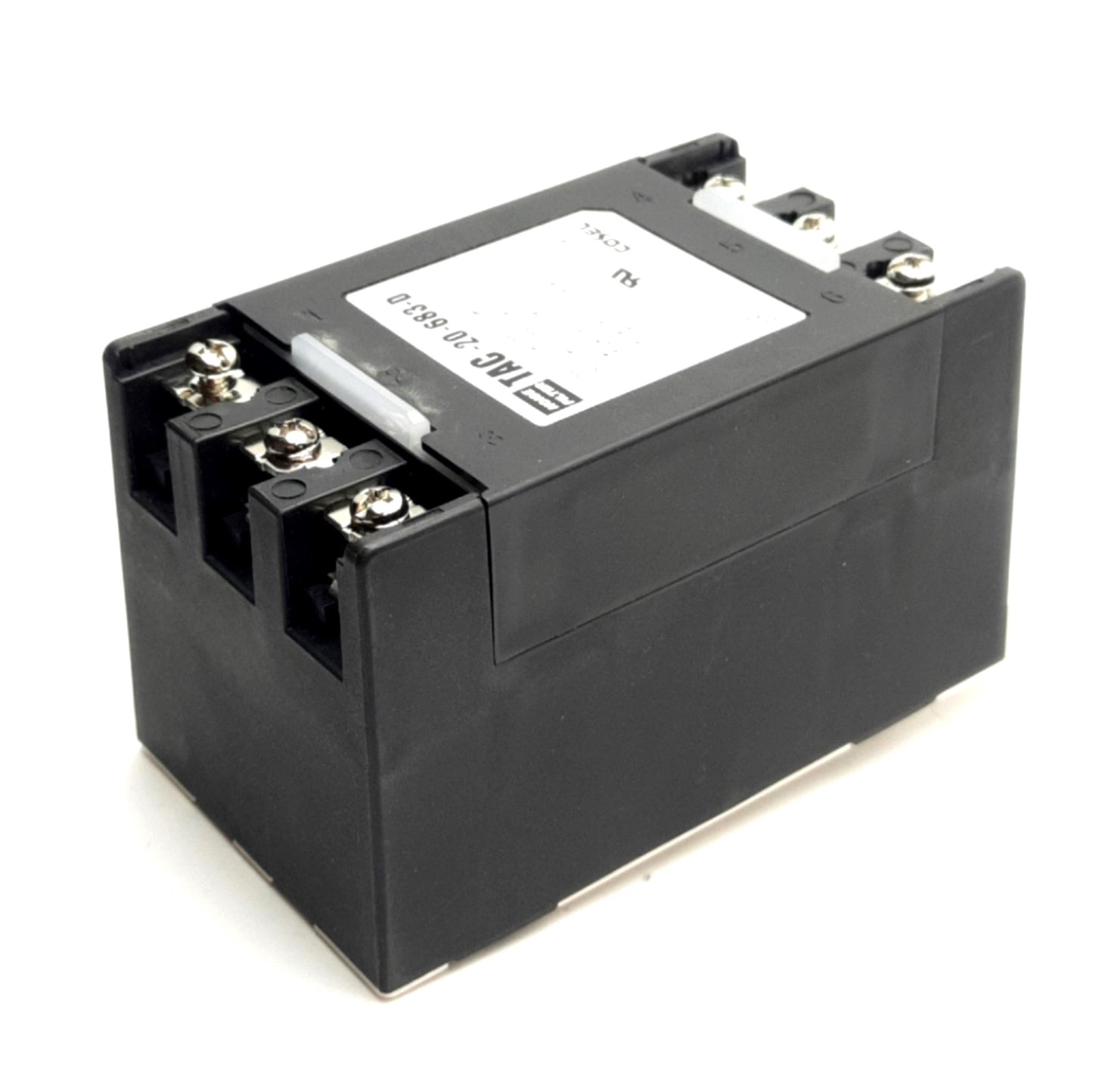 New – Open box Cosel TAC-20-683-D EMI/EMC Filter, 3-Phase, Rating: 20A 500V AC, 150kHz to 1MHz