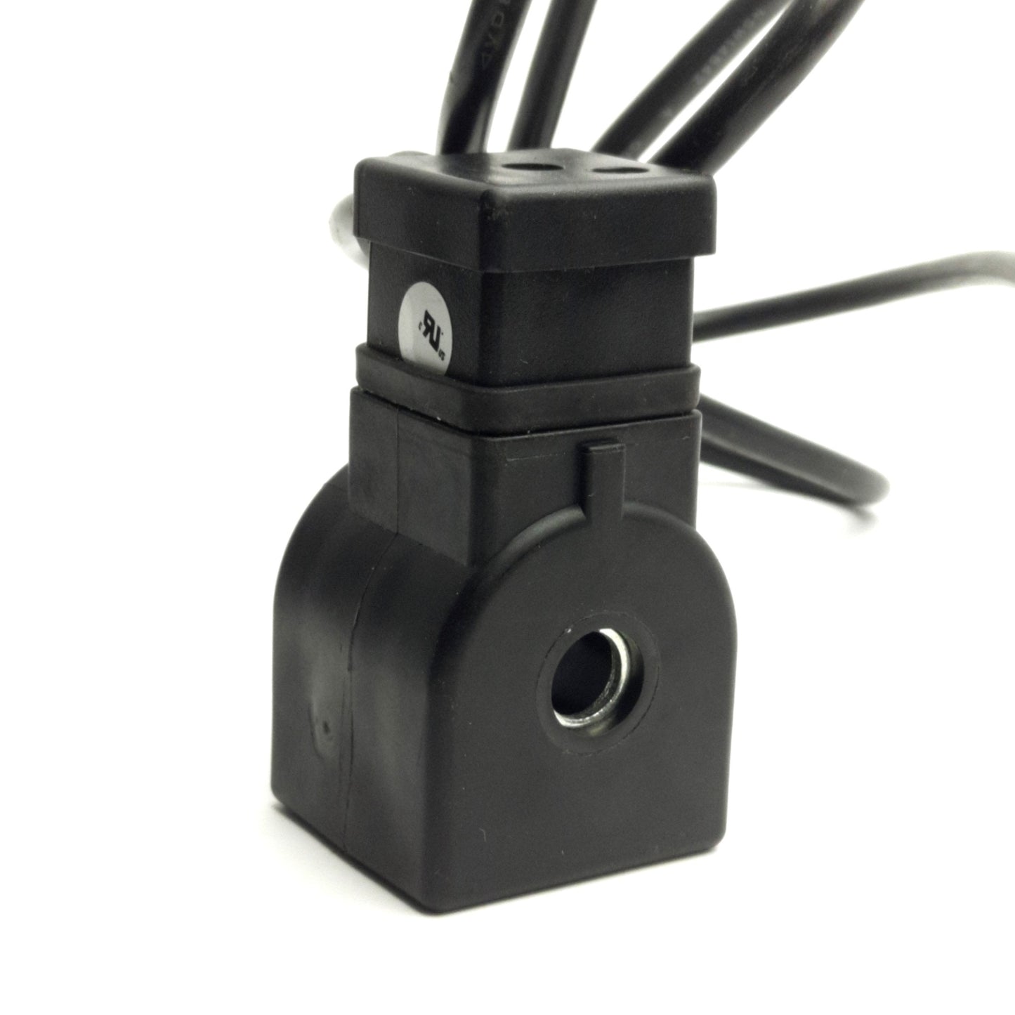 Used Parker 7321BBN53N00LUD2DRP0 Solenoid Coil, 24V AC 50/60HZ 11W, DIN Spade