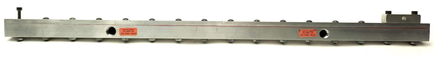 Used EXAIR 2624 Aluminum Full-Flow Air Knife 24" Long 7.6SCFM@100PSI 250PSI Max ¼"NPT