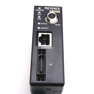 Used Keyence IV-HG10 Sensor Amplifier for IV-HG, 24VDC 50mA, 100BASE-TX 10BASE-T