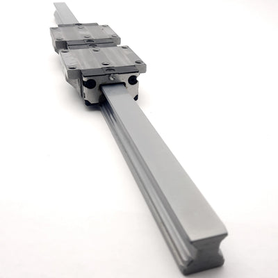 REXROTH R165189420 Linear Ball Bearing Runner Blocks (x2) on 475mm Guide Rail