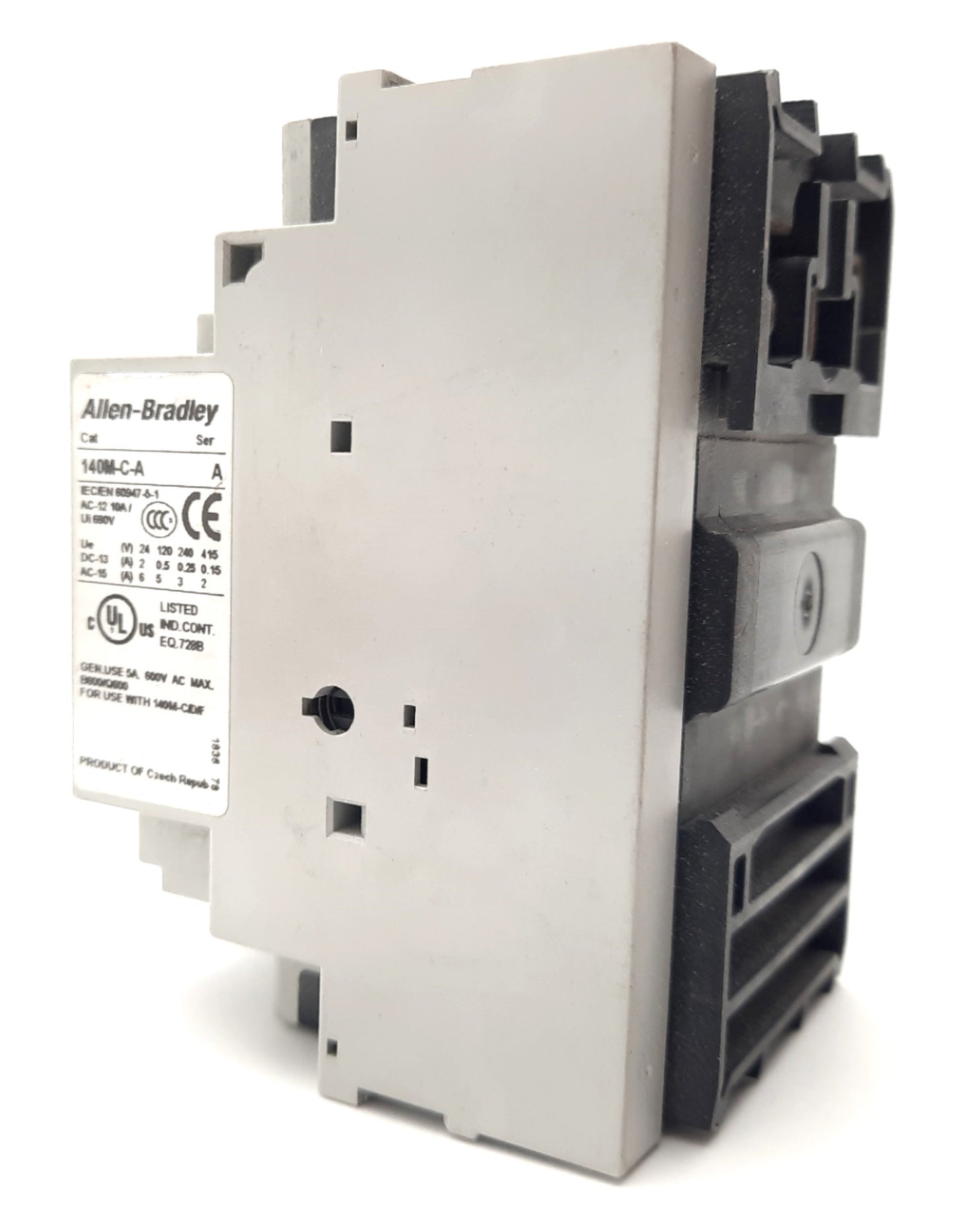 Used Allen Bradley 140M-C2E-B63 Circuit Breaker, Voltage: 480/277 VAC, 50/60Hz