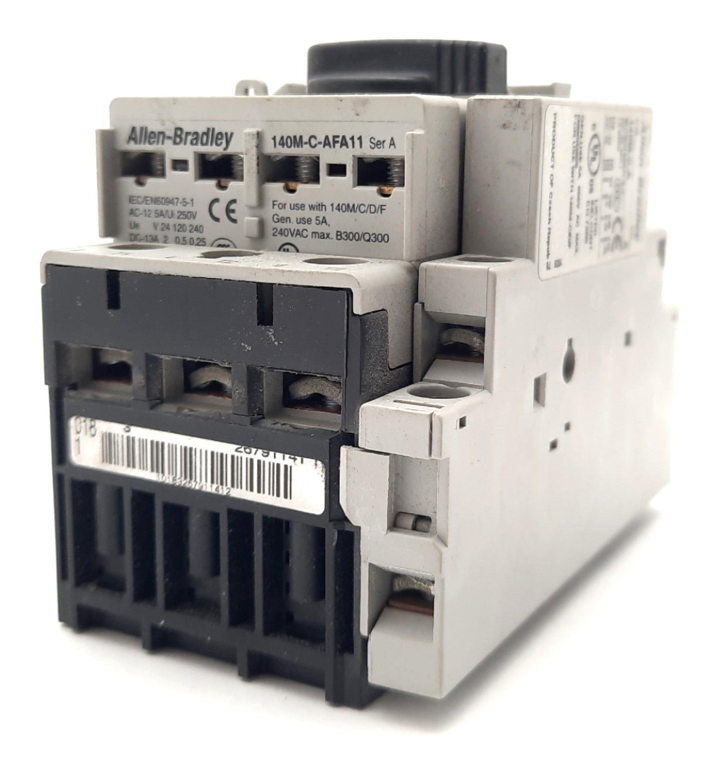 Used Allen Bradley 140M-C2E-B63 Circuit Breaker, Voltage: 480/277 VAC, 50/60Hz