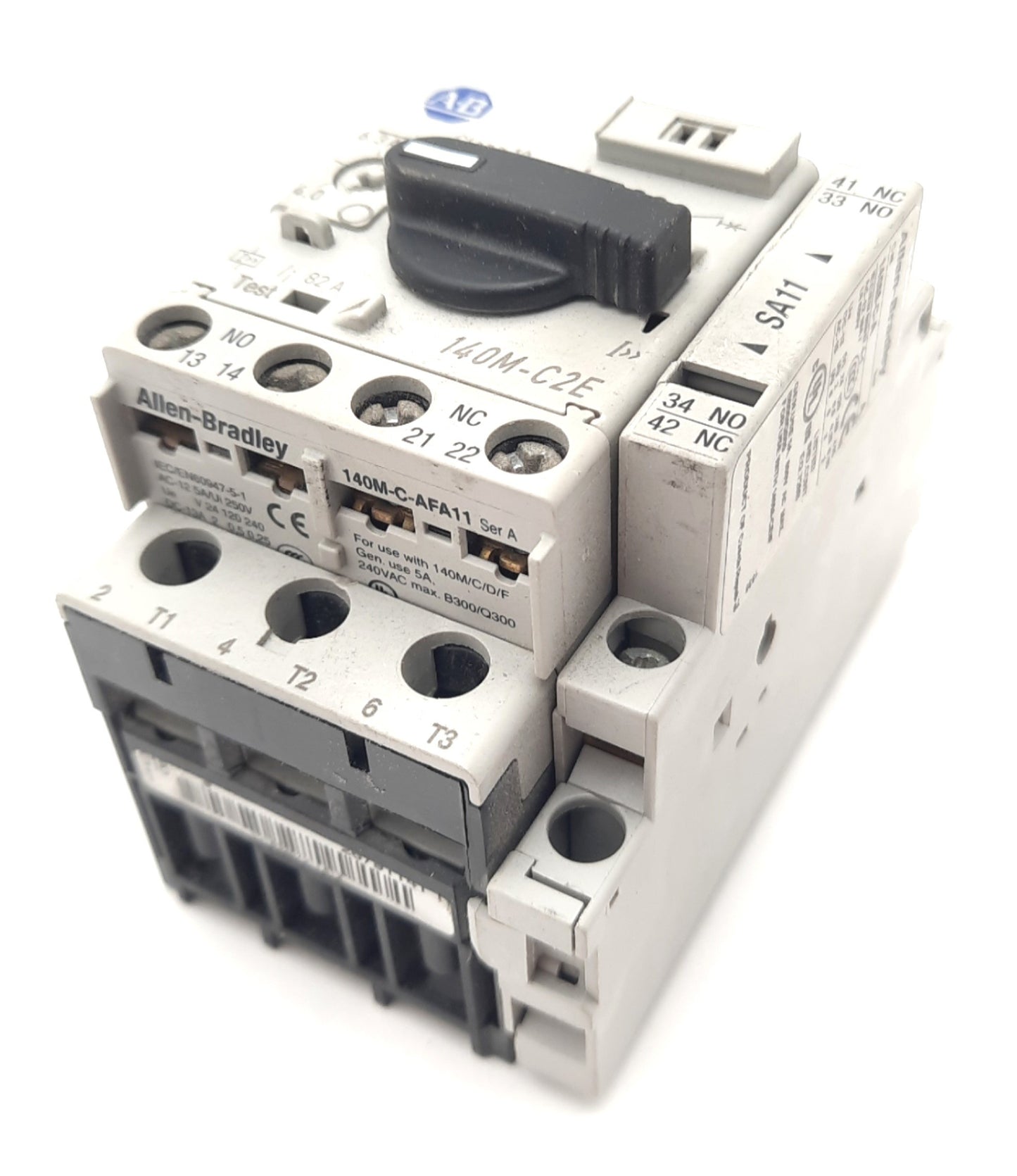 Used Allen Bradley 140M-C2E-B63 Circuit Breaker, Voltage: 480/277 VAC, 50/60Hz