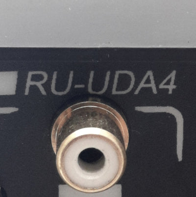 Open box RDL RU-UDA4 Stereo Audio Distribution Amplifier, 8x Phono Jacks 100Ohms Output