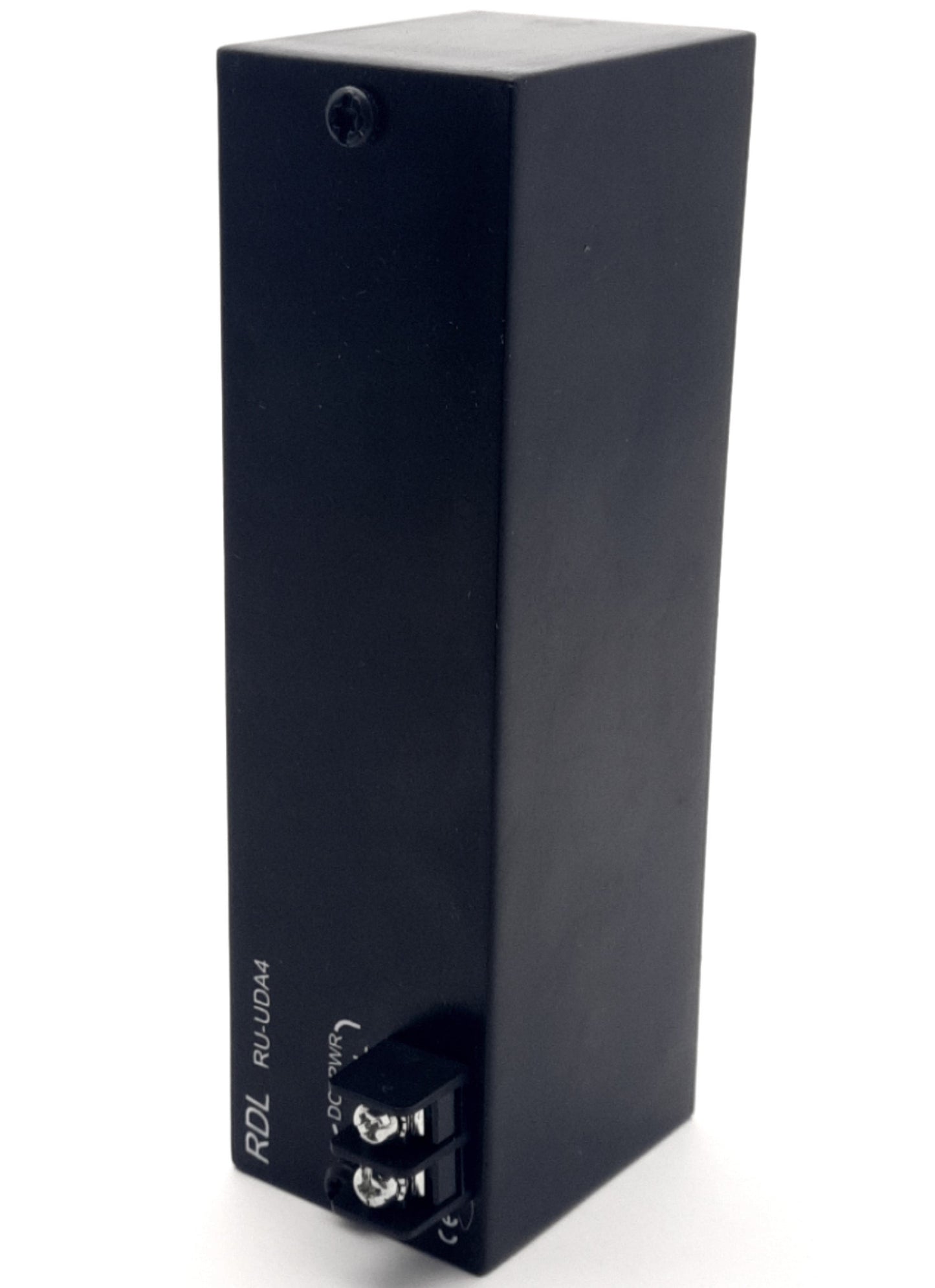 Open box RDL RU-UDA4 Stereo Audio Distribution Amplifier, 8x Phono Jacks 100Ohms Output
