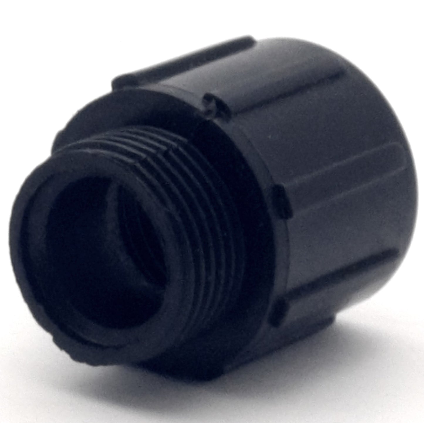 Used Lot of 3 Omron SC12-M20A10 Plastic Adapter Fitting, M20 to 1/2" NPT, 1-1/4" Long