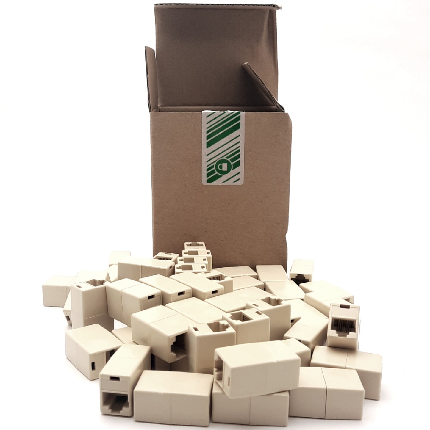 Used Lot of 50 SIENOC OC-1030x50-US RJ45 Female to Female Ethernet Coupler CAT5e/CAT6