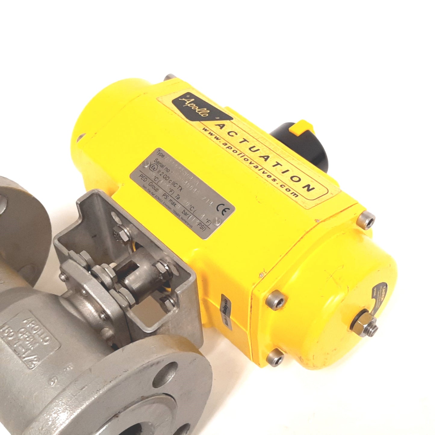 Used Apollo AS0065N042A Actuator with 87A10735A Ball Valve, Size: 1-1/2", 1/4" NPT