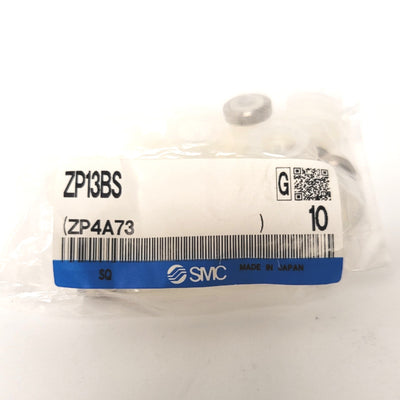 New Lot Of 10 SMC ZP13BS Silicon Rubber Vacuum Pad Bellows With Lock Ring, 13mm Dia