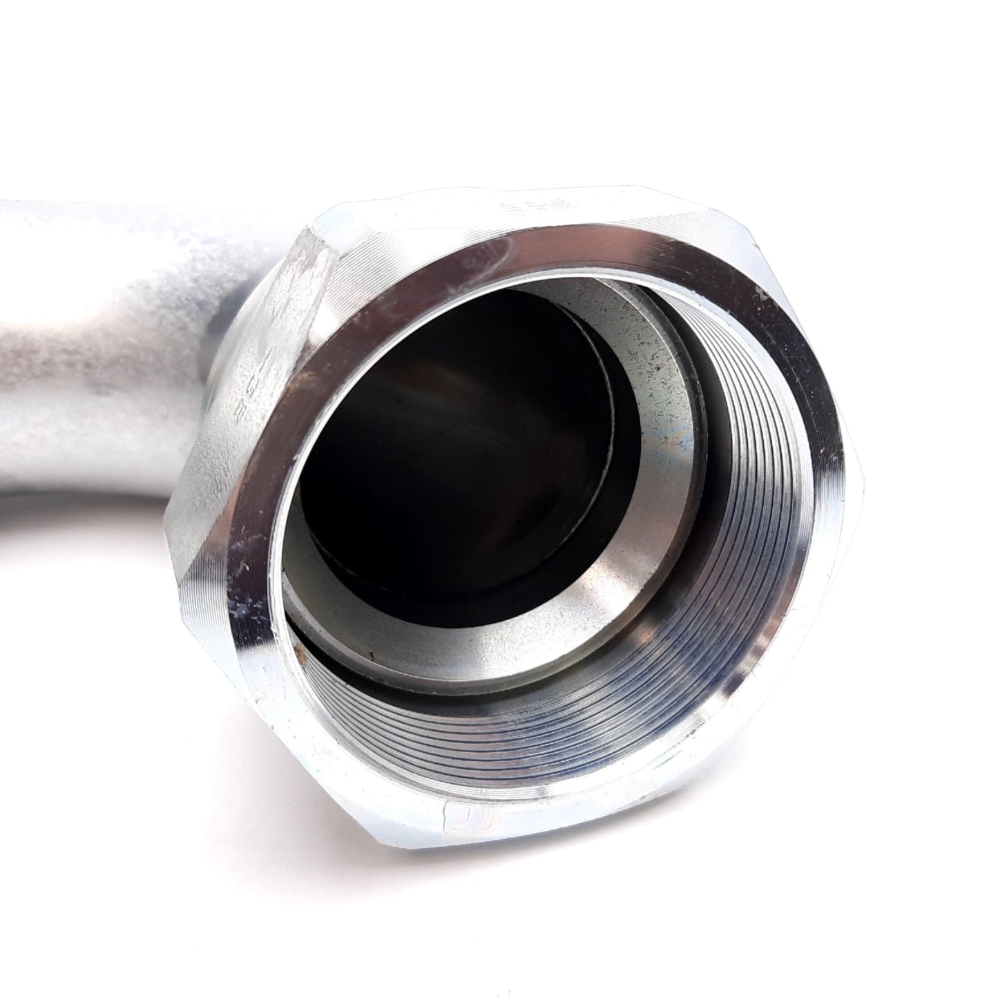 New Parker 13926-32-32 Parkrimp Permanent Female JIC 37° Fitting, 90° Elbow, Steel