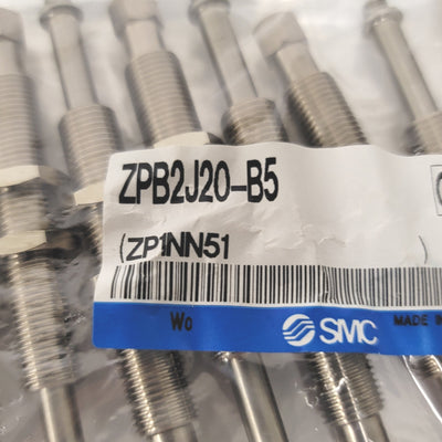 New Lot Of 10 SMC ZPB2J20-B5 Rotating Vacuum Pad Buffers 20mm Stroke, 89mm OA Length