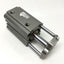 Used PHD MLS1U040 225X1 1/2-H17-1-NB Compact Guided Cylinder 40mm Bore, 1-1/2" Stroke