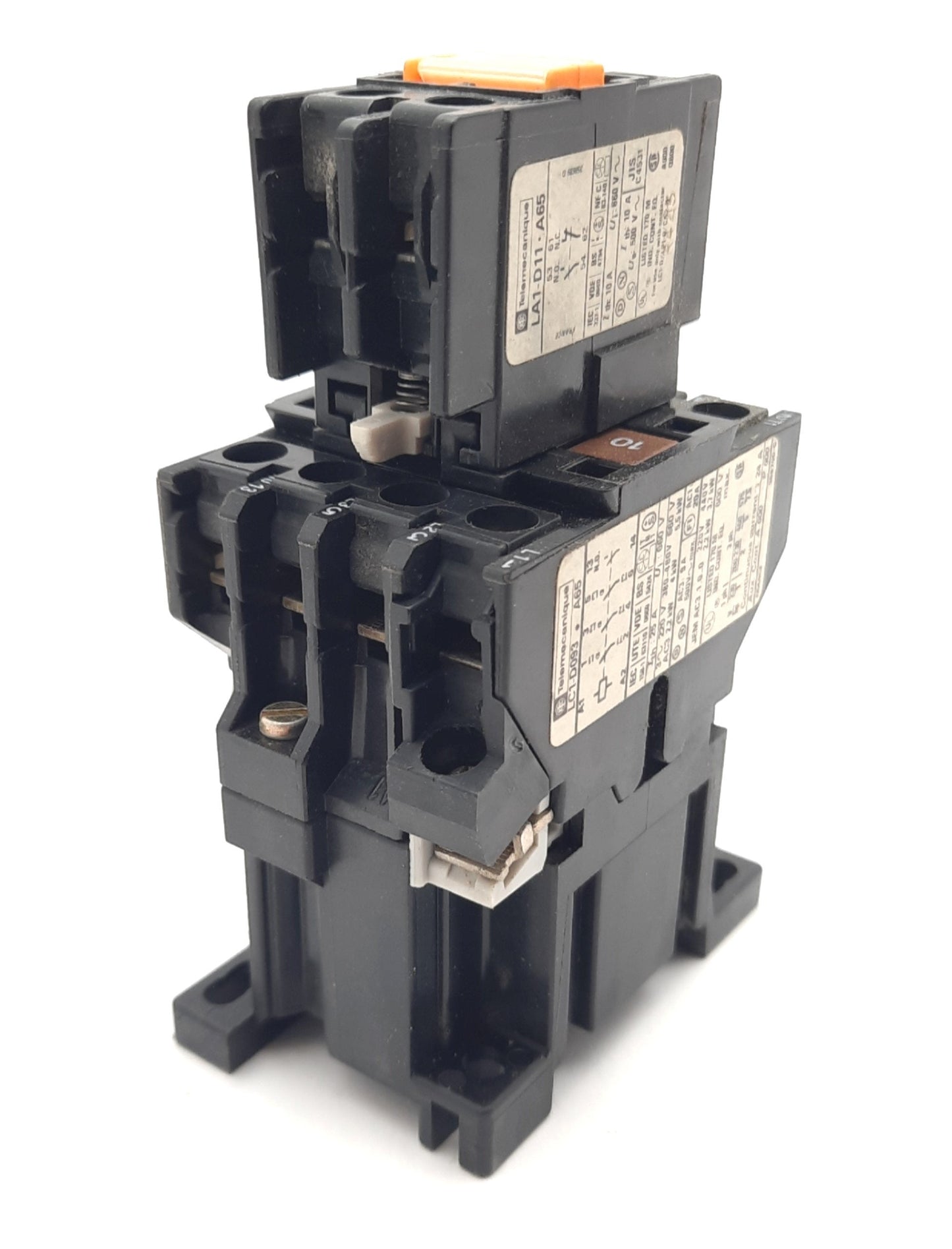 Used Telemecanique LC1-D093 A65 Contactor, 3-Pole W/ N/O Auxiliary, Coil: 48V 50-60Hz