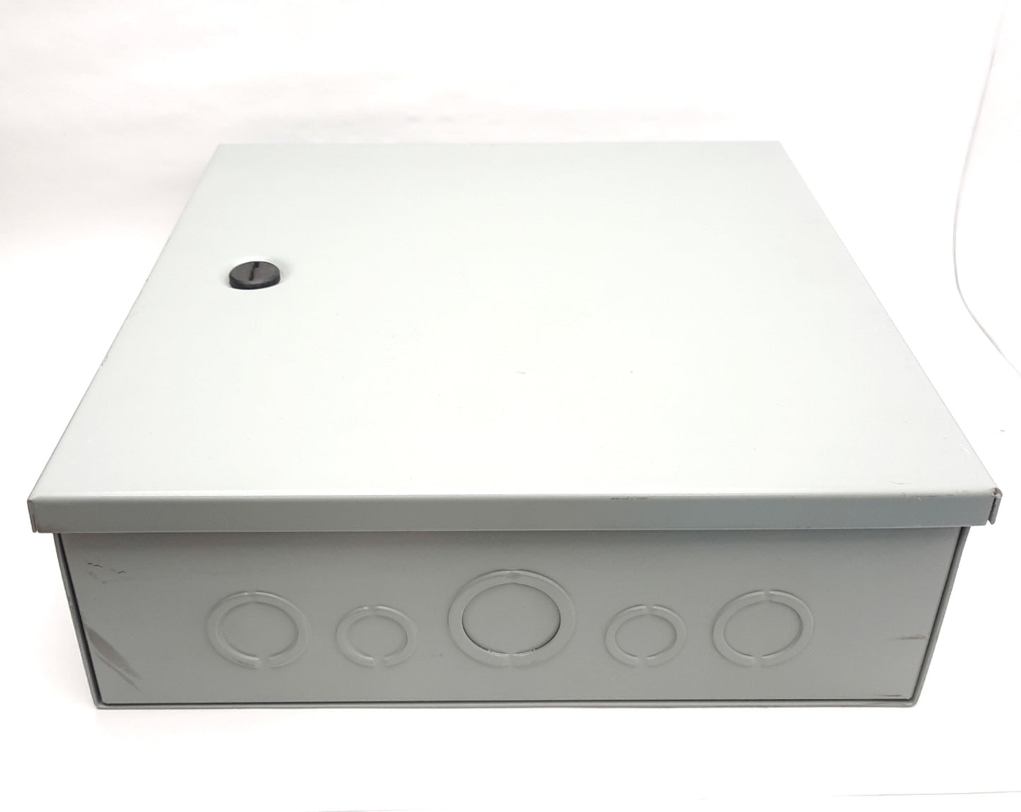 Used Hoffman AHE12X12X4 Electrical Enclosure, NEMA Type 1, 12" x 12" x 4", 16 Gauge