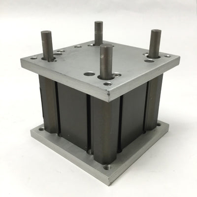 Used Bimba CEF-01261-A EFF Flat Lift Table Compact Guided Air Cylinder, 20mm Stroke