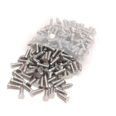 New – Open box Lot of 200 SW Anderson FHDS-M4-12 PEM Threaded Stud, M4x0.7, 12mm Length