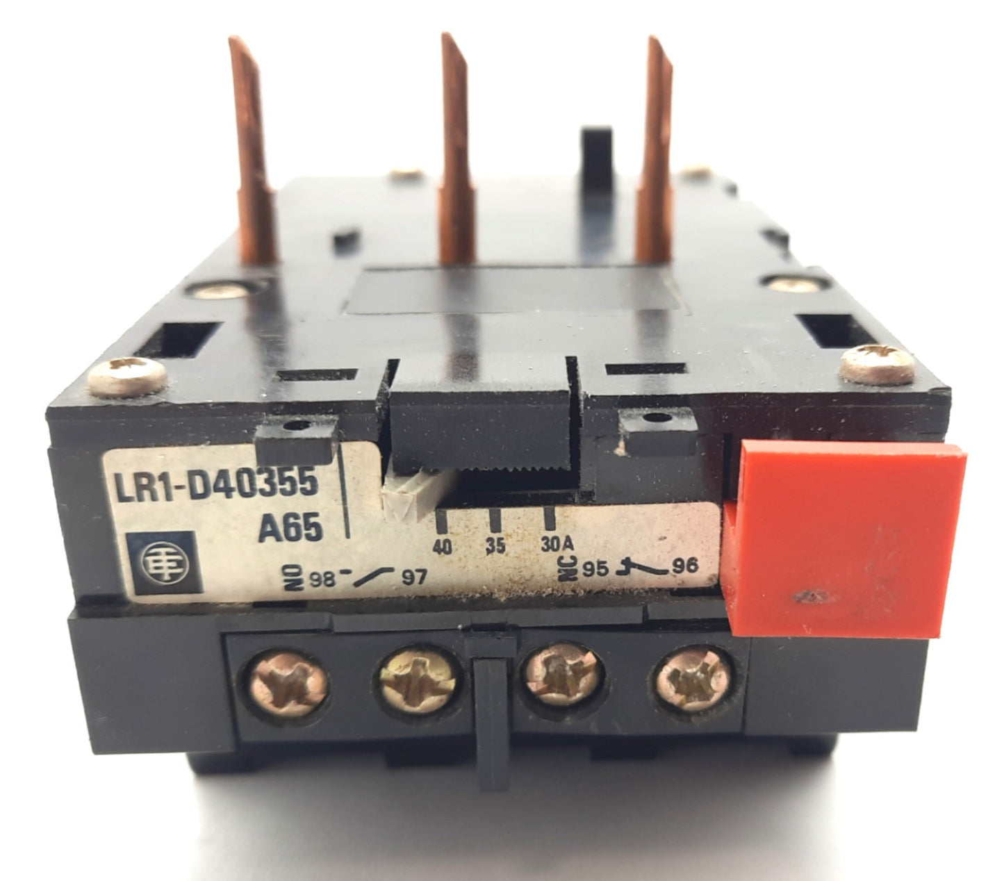 Used Schneider Electric Telemecanique LR1-D40355 Thermal Overload Relay 660V 30-40A