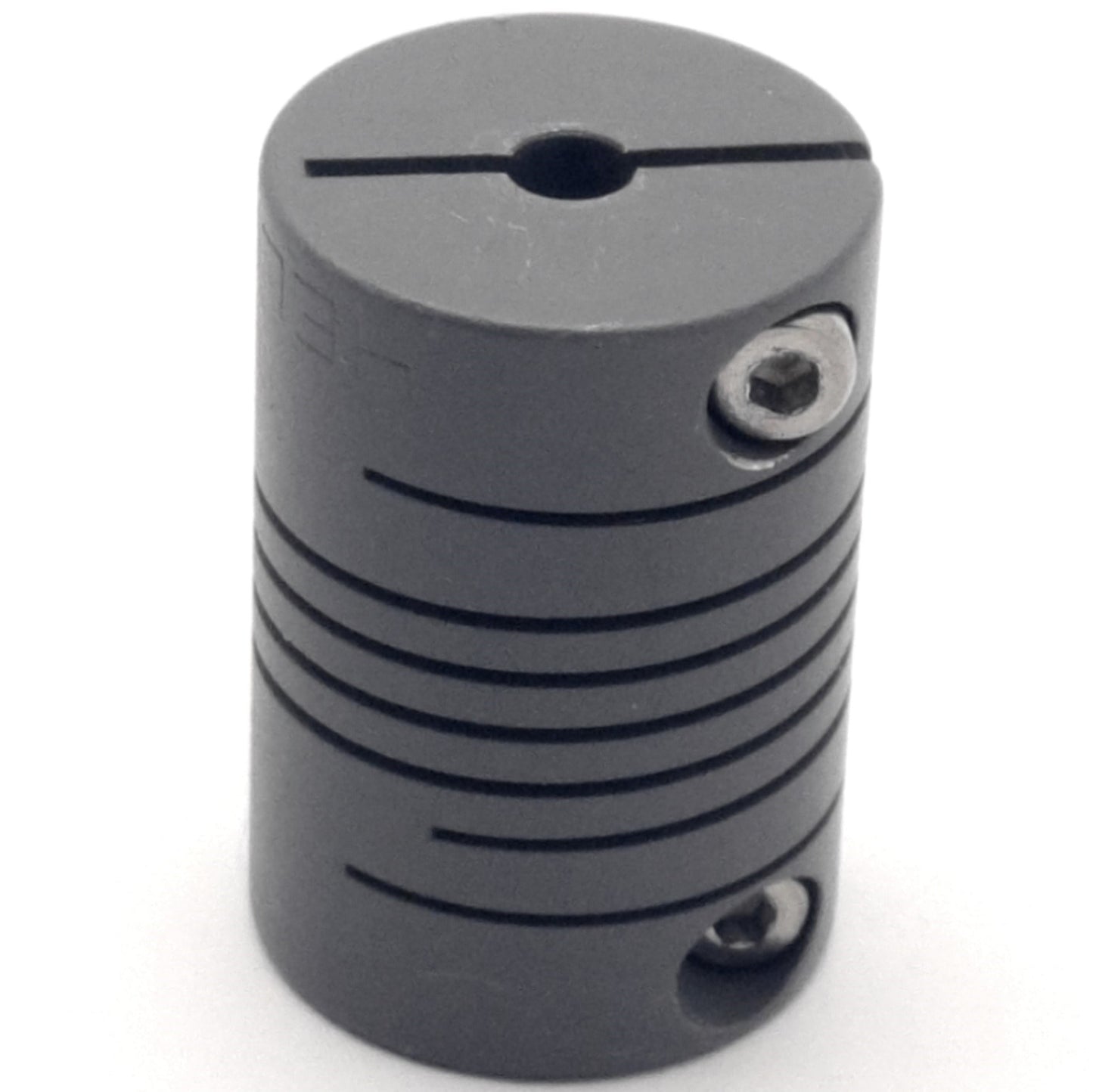 Used Helical WAC15-3mm-3mm Flexible Aluminum Coupling 3mm Bore, 15mm OD, 22mm Length