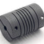 Used Helical WAC15-3mm-3mm Flexible Aluminum Coupling 3mm Bore, 15mm OD, 22mm Length