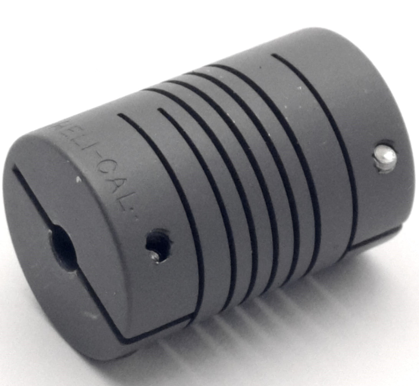 Used Helical WAC15-3mm-3mm Flexible Aluminum Coupling 3mm Bore, 15mm OD, 22mm Length