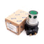 New Eaton HT8GDGV3 Illuminated Pushbutton, Green, Lamp: 24V, With Guard