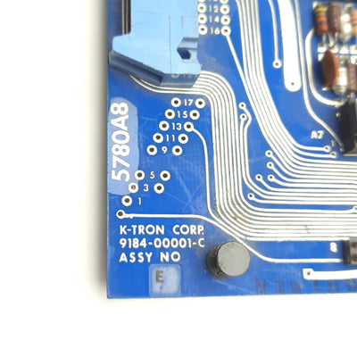 Used Coperion 9184-00001-C Assy E / 5780A8 K-Tron Back Plane Circuit Board 40-Pin IDC