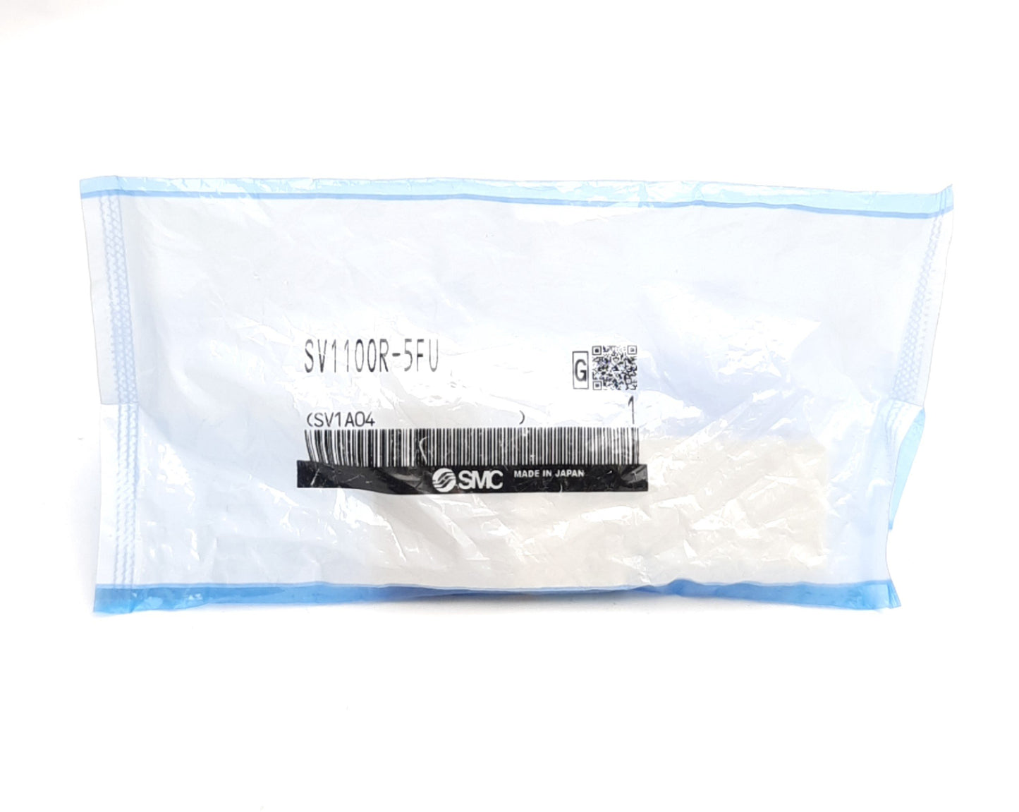 New SMC SV1100R-5FU Solenoid Valve, 5-Port 2-Position, 100PSI, 24VDC Coil