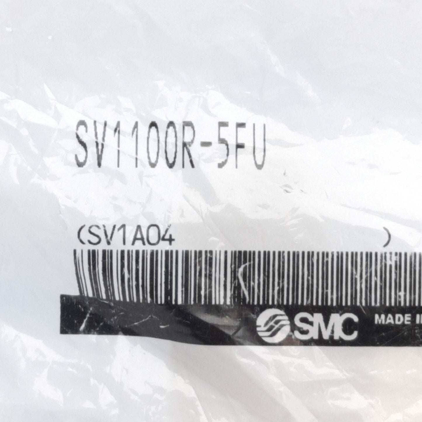 New SMC SV1100R-5FU Solenoid Valve, 5-Port 2-Position, 100PSI, 24VDC Coil