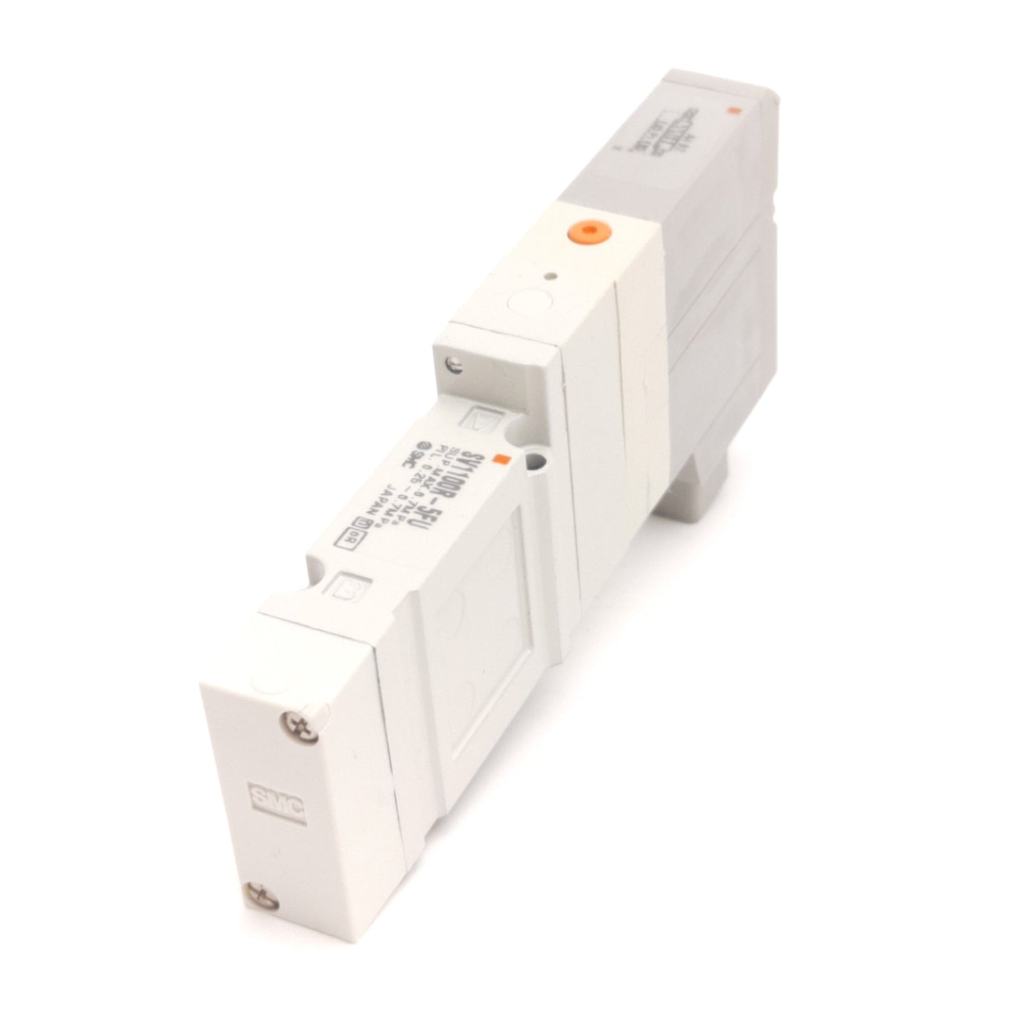 New SMC SV1100R-5FU Solenoid Valve, 5-Port 2-Position, 100PSI, 24VDC Coil