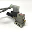 Used Numatics 031SA4004011B Solenoid Valve w/Regulator, 2-Position 4-Way, 24VDC
