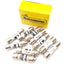 Used Lot of 10 Eaton Bussmann FNQ-R-10 CC-Tron Time Delay Class CC Fuses, 10A 600VAC