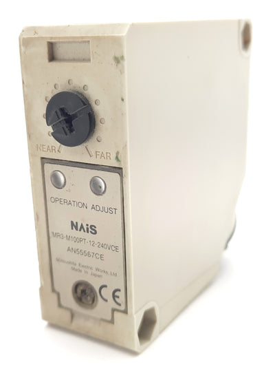 Used Matsushita Nais MR3-M100PT-12-240VCE Photoelectric Sensor Reflective Relay