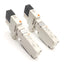 Used Lot of 2 SMC VQ1100-5 Plug-In Solenoid Valve, 2-Pos Single, 24V DC Coil, 0.7MPa