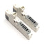 Used Lot of 2 SMC VQ1100-5 Plug-In Solenoid Valve, 2-Pos Single, 24V DC Coil, 0.7MPa