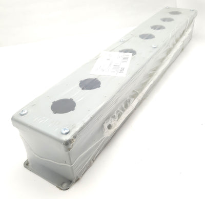 New Hoffman E8PB Steel Push Button Enclosure 8 Hole 30mm NEMA 12, NEMA 13