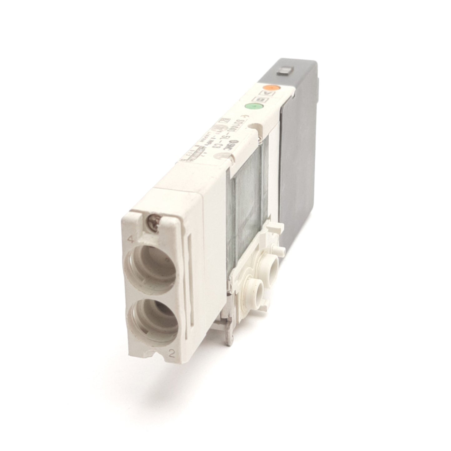 Used SMC SQ1440-5L-C3 Latching Solenoid Valve 2-Pos Single, 0.1-0.7MPa, 24V DC Coil