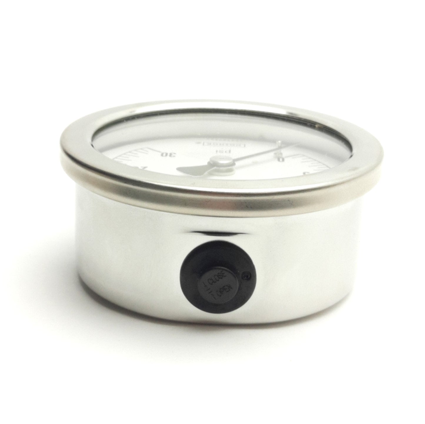 New Noshok 25-400-30-Psi-1/4 Pressure Gauge, 2.5" Dial, 0-30Psi, 1/4" NPT Male, SS