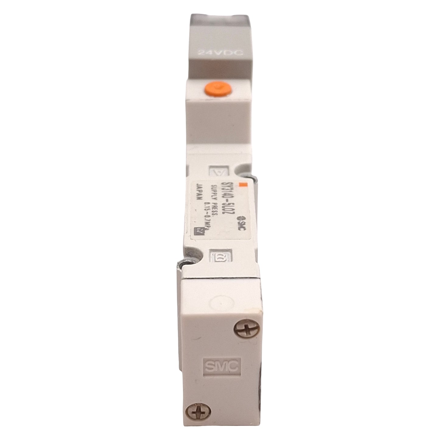 Used SMC SY3140-5LOZ Solenoid Valve Base Mounted 0.15-0.7MPa, 24VDC Coil