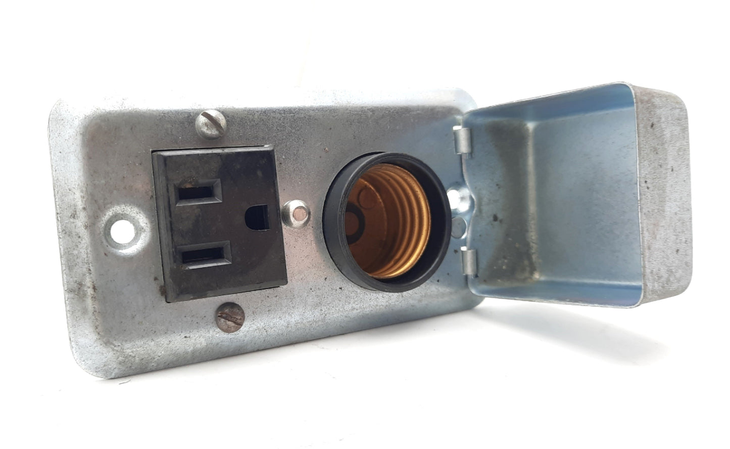 Used Lot of 3 Eaton Bussmann SRU Fusetron Box Cover Unit Single Receptacle 125V, 15A