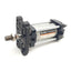 Used SMC CDA1FN40-50-A53 Pneumatic Cylinder 40mm Bore, 50mm Stroke, R1/4 Ports