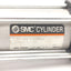 Used SMC CDA1FN40-50-A53 Pneumatic Cylinder 40mm Bore, 50mm Stroke, R1/4 Ports