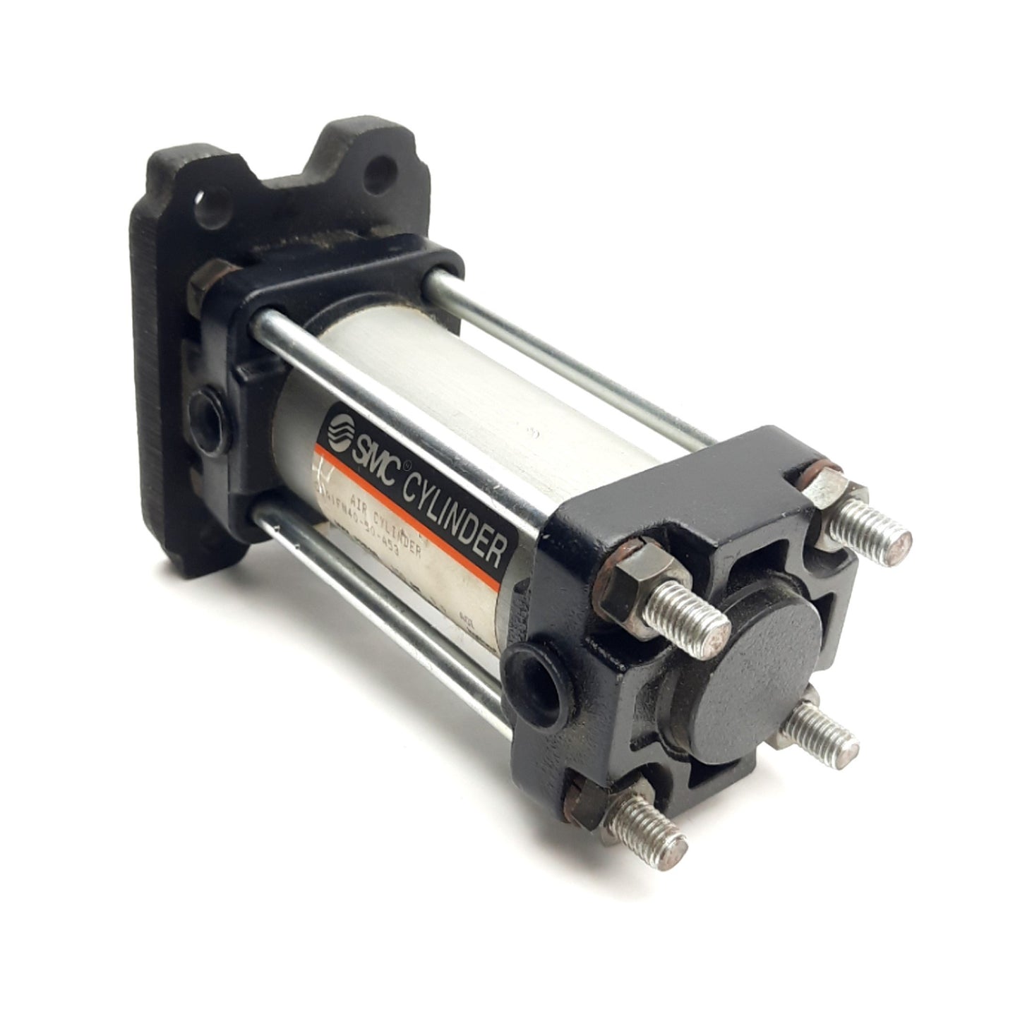 Used SMC CDA1FN40-50-A53 Pneumatic Cylinder 40mm Bore, 50mm Stroke, R1/4 Ports