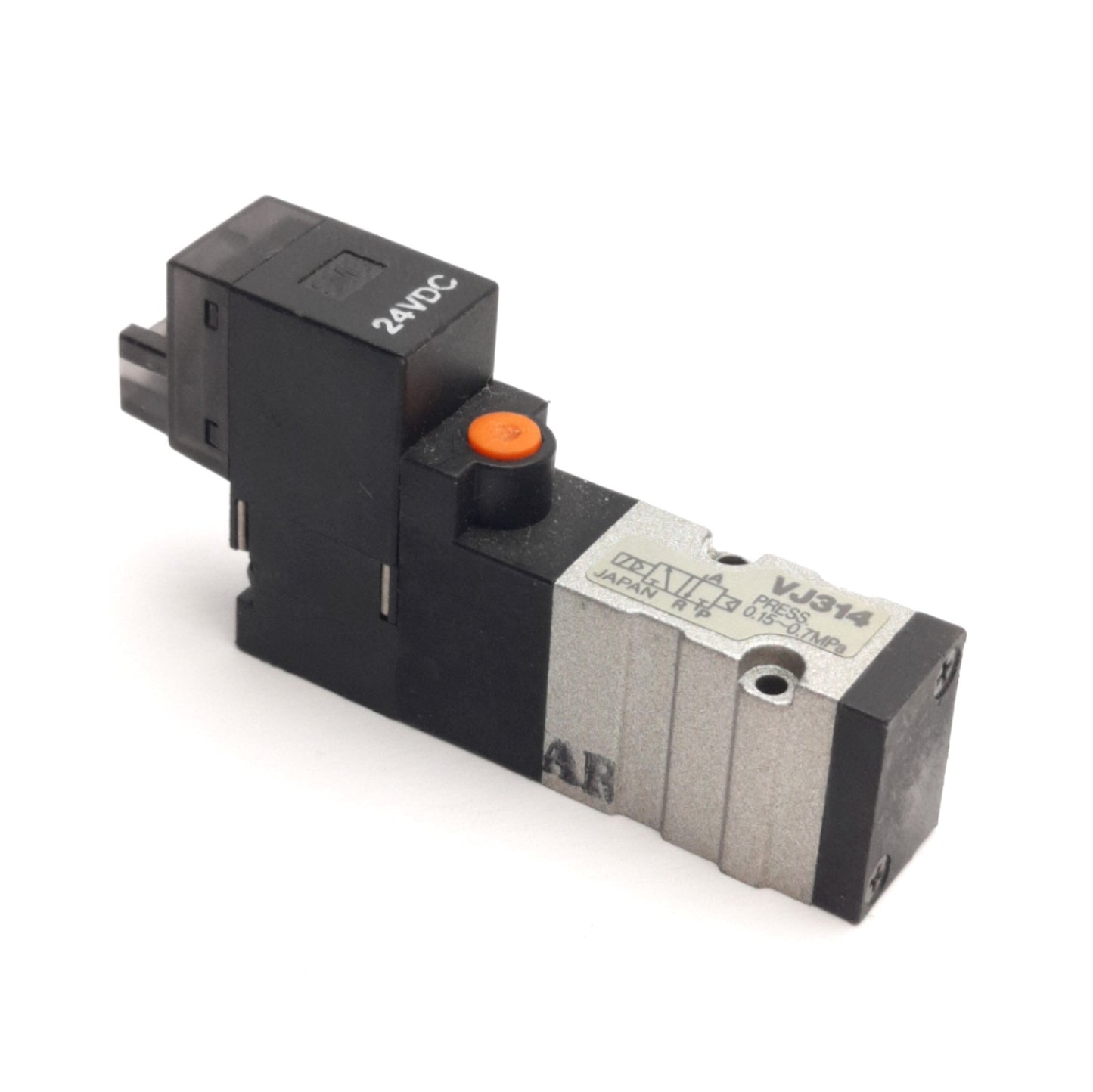Used SMC VJ314-5 Pilot Release Valve, Normally Closed, 0.15-0.7MPa, 24V DC Coil