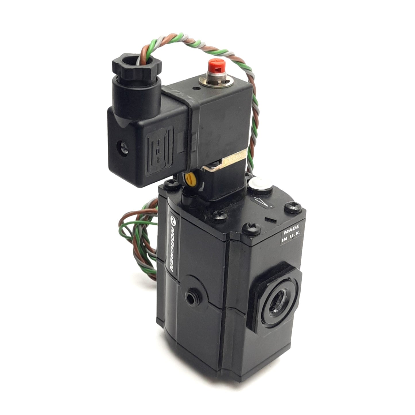 Used Norgen P72F-2AC-NNN Soft Start Dump Valve, 1/4"NPTF, 44-150PSI