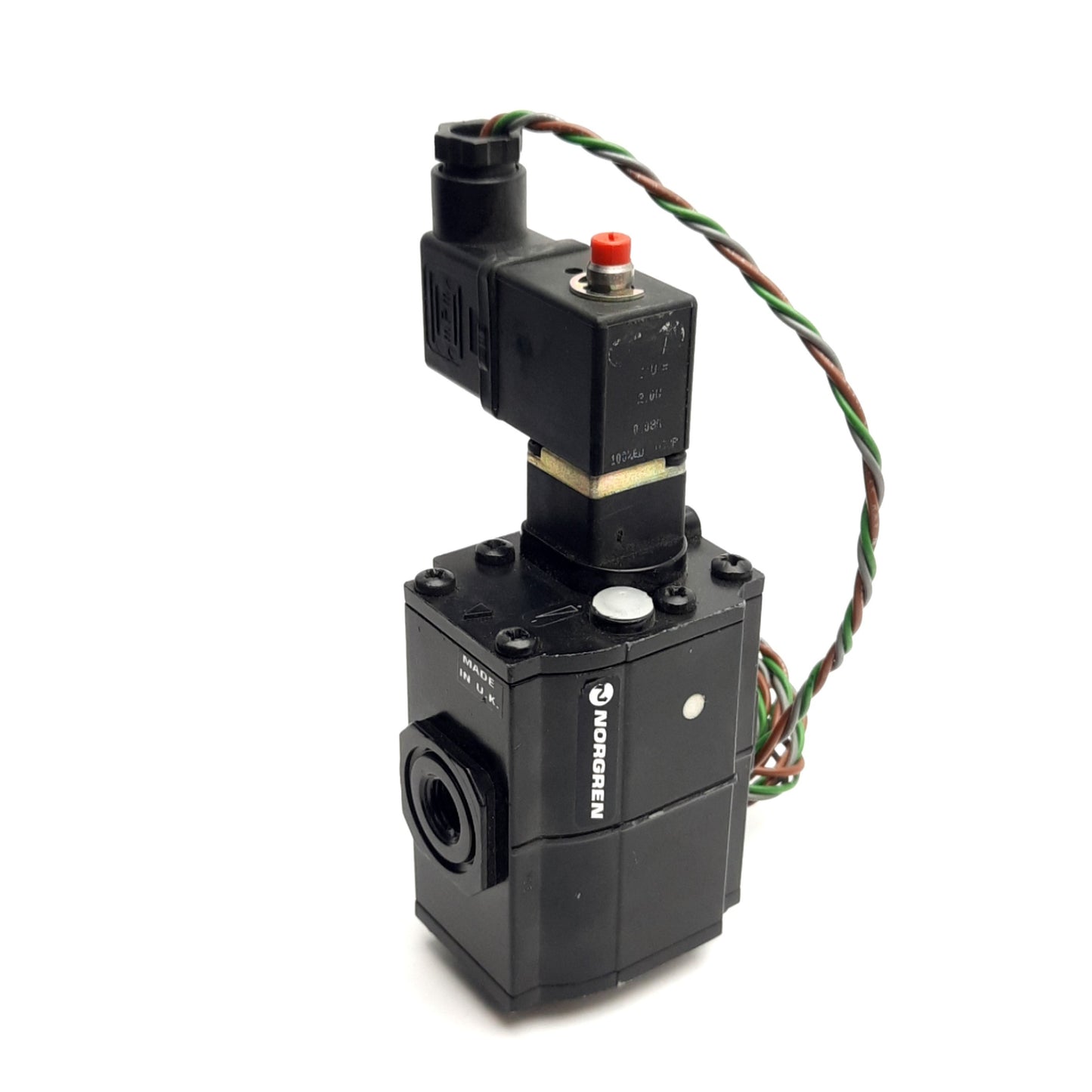Used Norgen P72F-2AC-NNN Soft Start Dump Valve, 1/4"NPTF, 44-150PSI