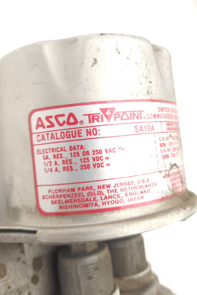 New Asco SA10A Tri Point Pressure/Temperature Switch 125VAC or 250VAC 5A