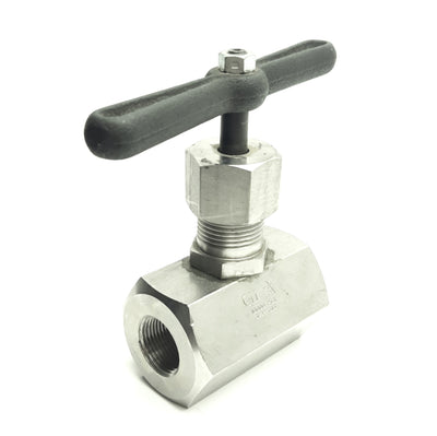 Used Apollo 60B-704-01 RP&C Barstock Globe Valve 3/4" NPTF, 316 SS, 10000 Psi Max
