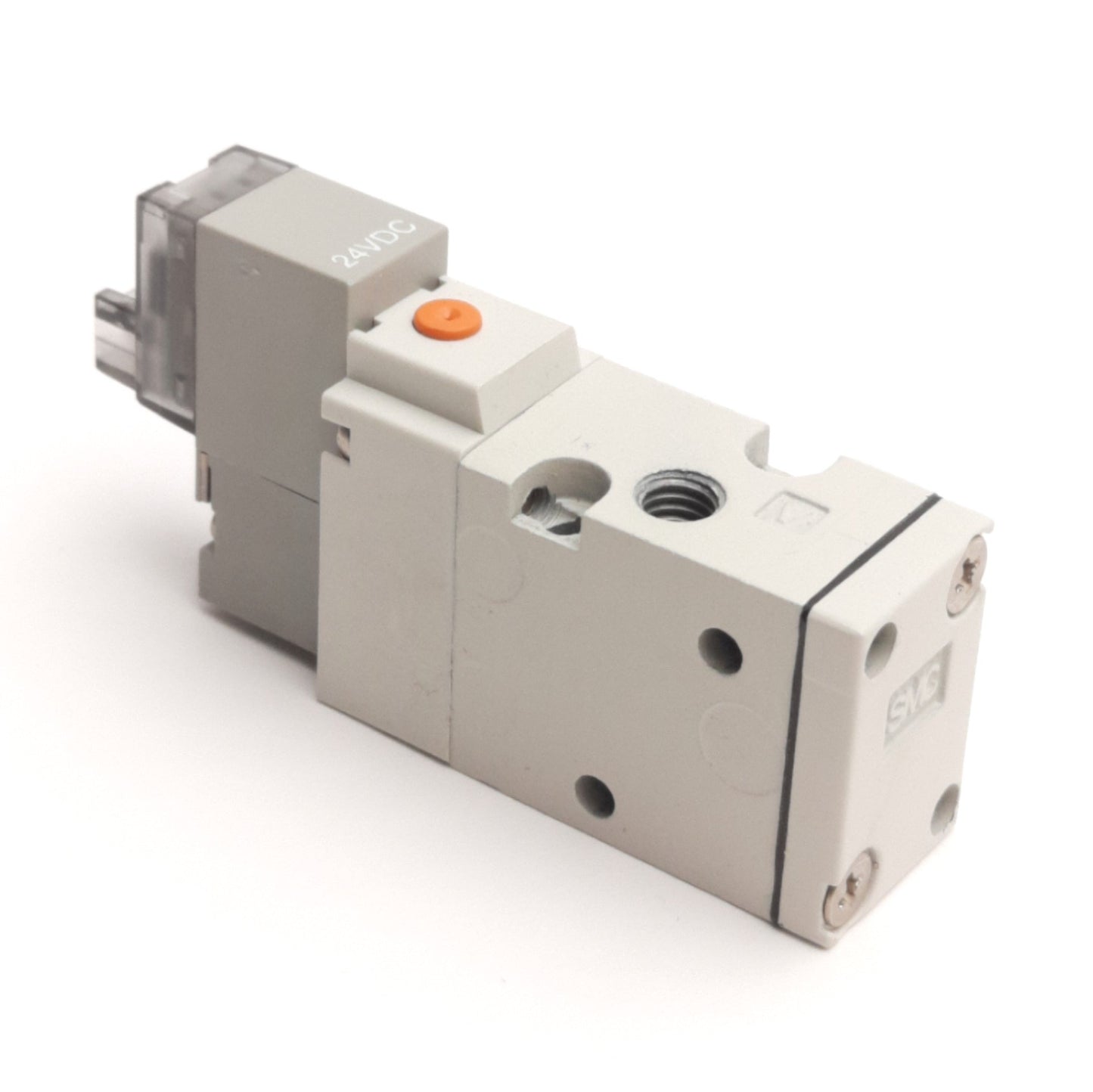 Used SMC SYJ512M-5LOZ-M5-F Solenoid Valve, Normally Closed, 3-Port, 24V DC Coil