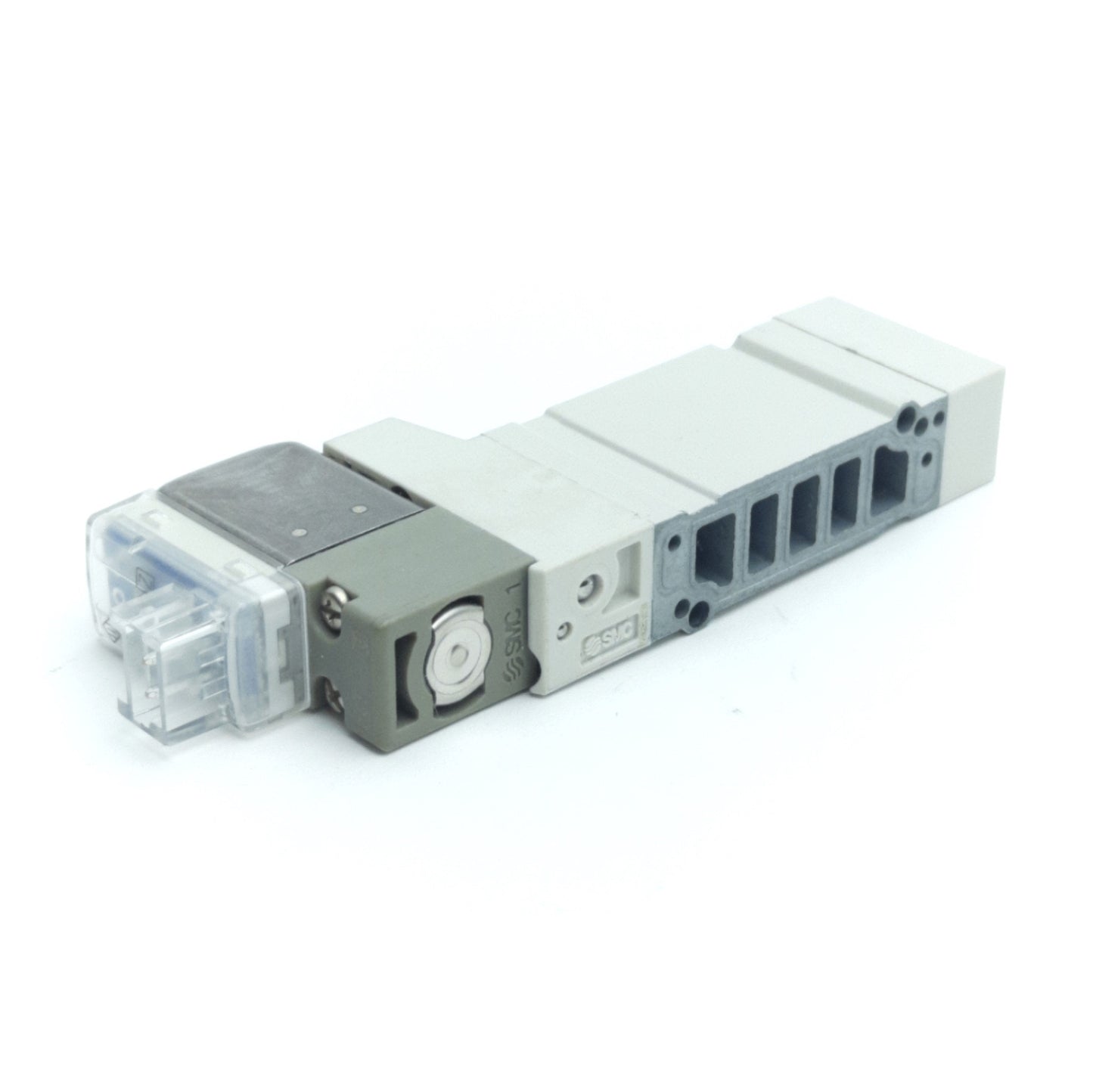 Used SMC SY3140R-5LOZ Solenoid Valve, 2-Pos 5-Port, 0.7MPa Max, 24V DC Coil
